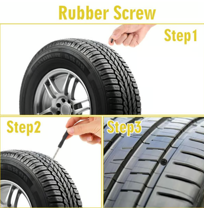 🔩60PCS Tire Repair Rubber Nails Kit with 2 Sizes